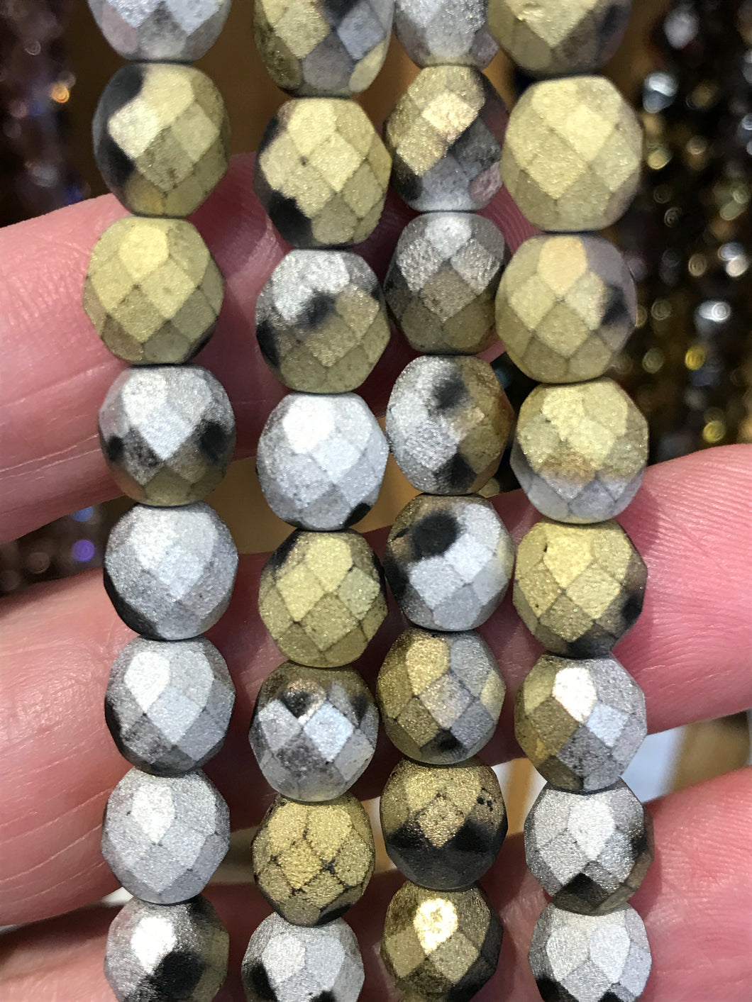 CZECH FIRE POLISHED CRYSTAL 8MM