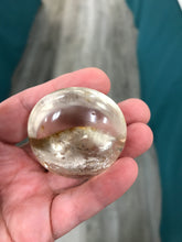 Load image into Gallery viewer, OPTIC SMOKY QUARTZ GALLET/PALM STONE
