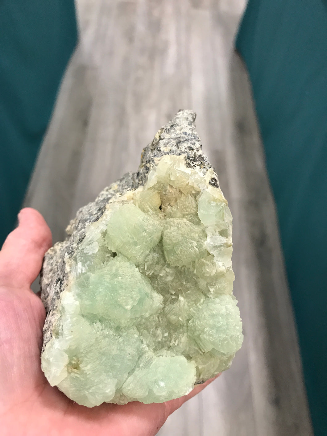 BOTRYOIDAL PREHNITE SPECIMEN