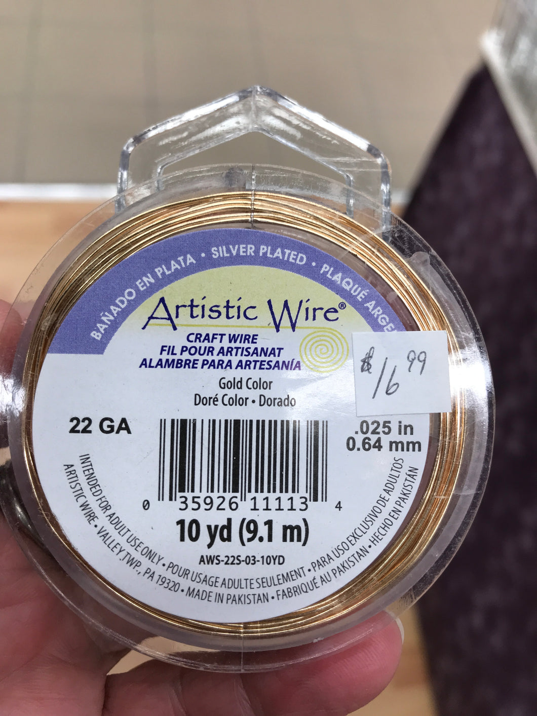 ARTISTIC WIRE 22GA