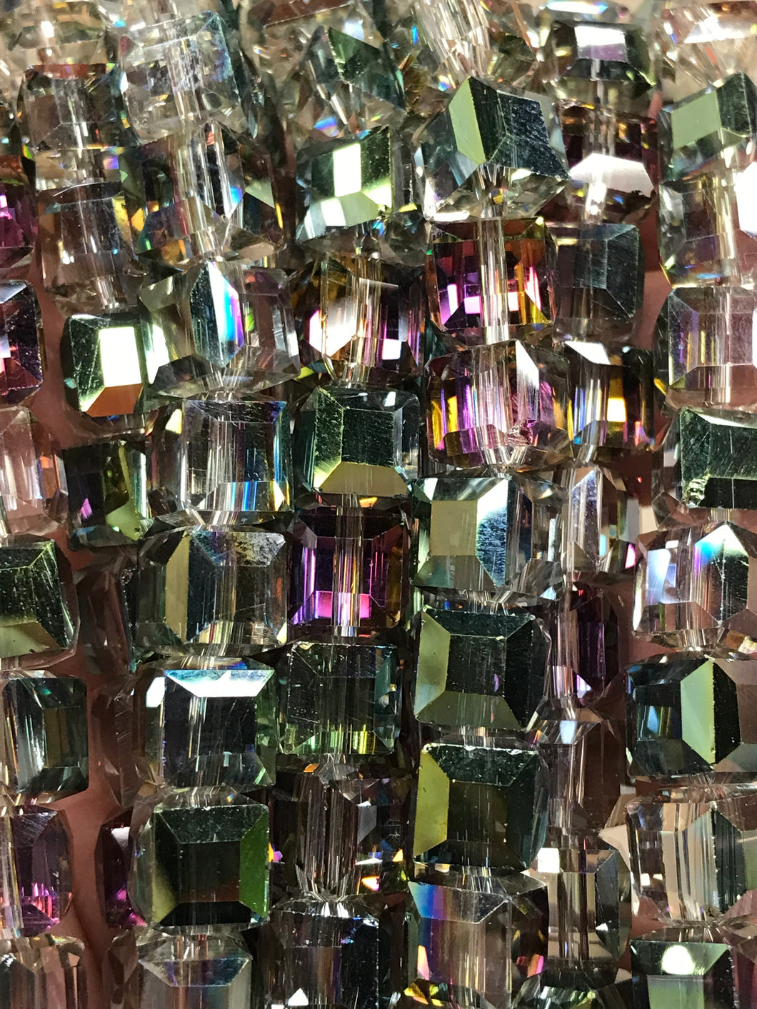 ELECTROPLATED GLASS 9X9MM