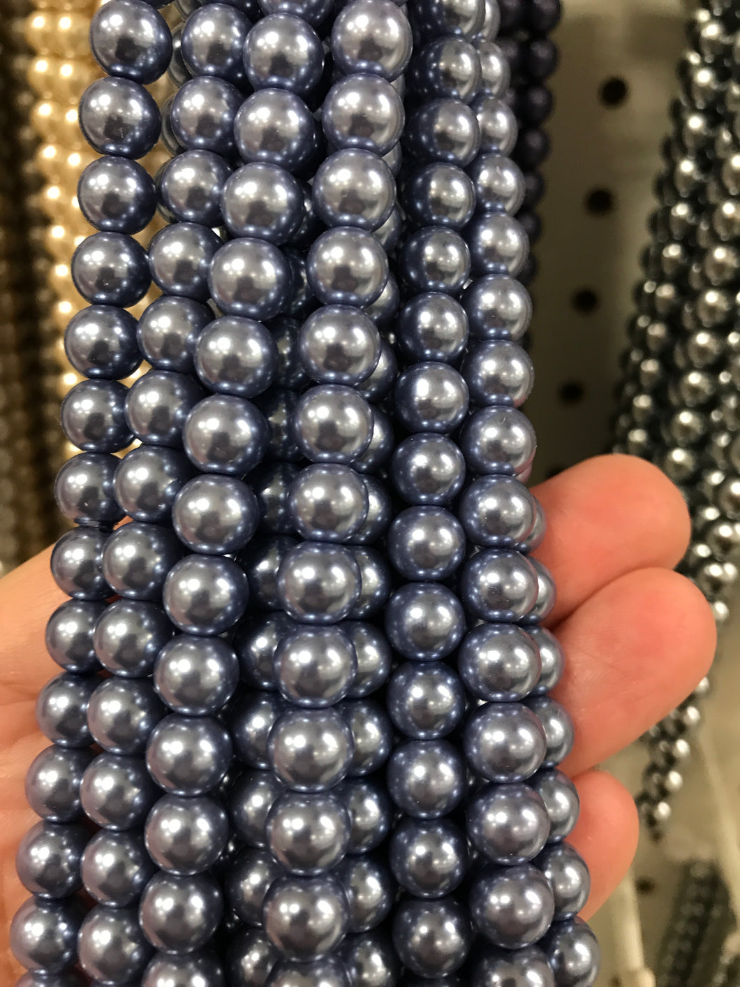 GLASS PEARL 8MM
