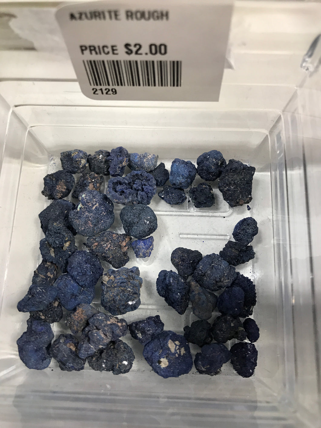 AZURITE ROUGH BLUE