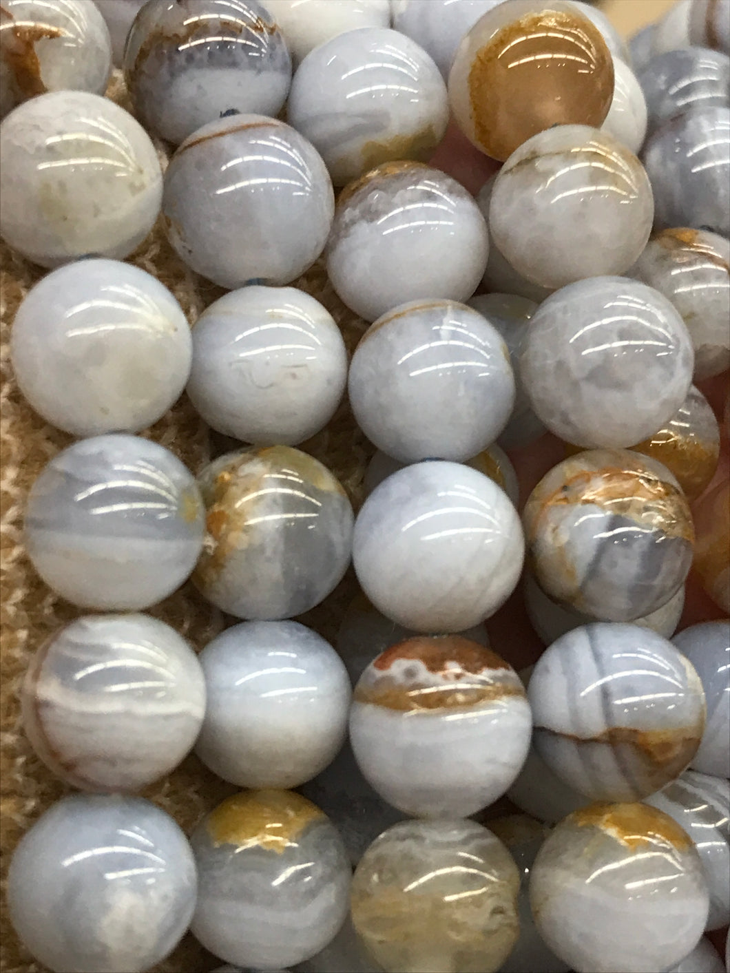 BLUE LACE AGATE 8MM