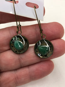 GREEN AVENTURINE EARRING
