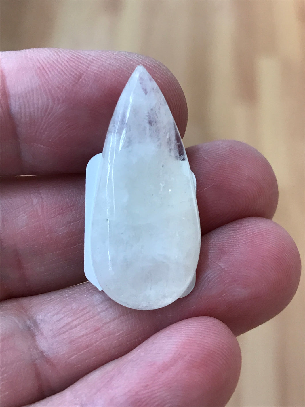 MOONSTONE CABOCHON DROP 33X16MM