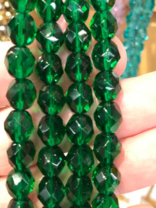 CZECH FIRE POLISHED CRYSTAL 8MM
