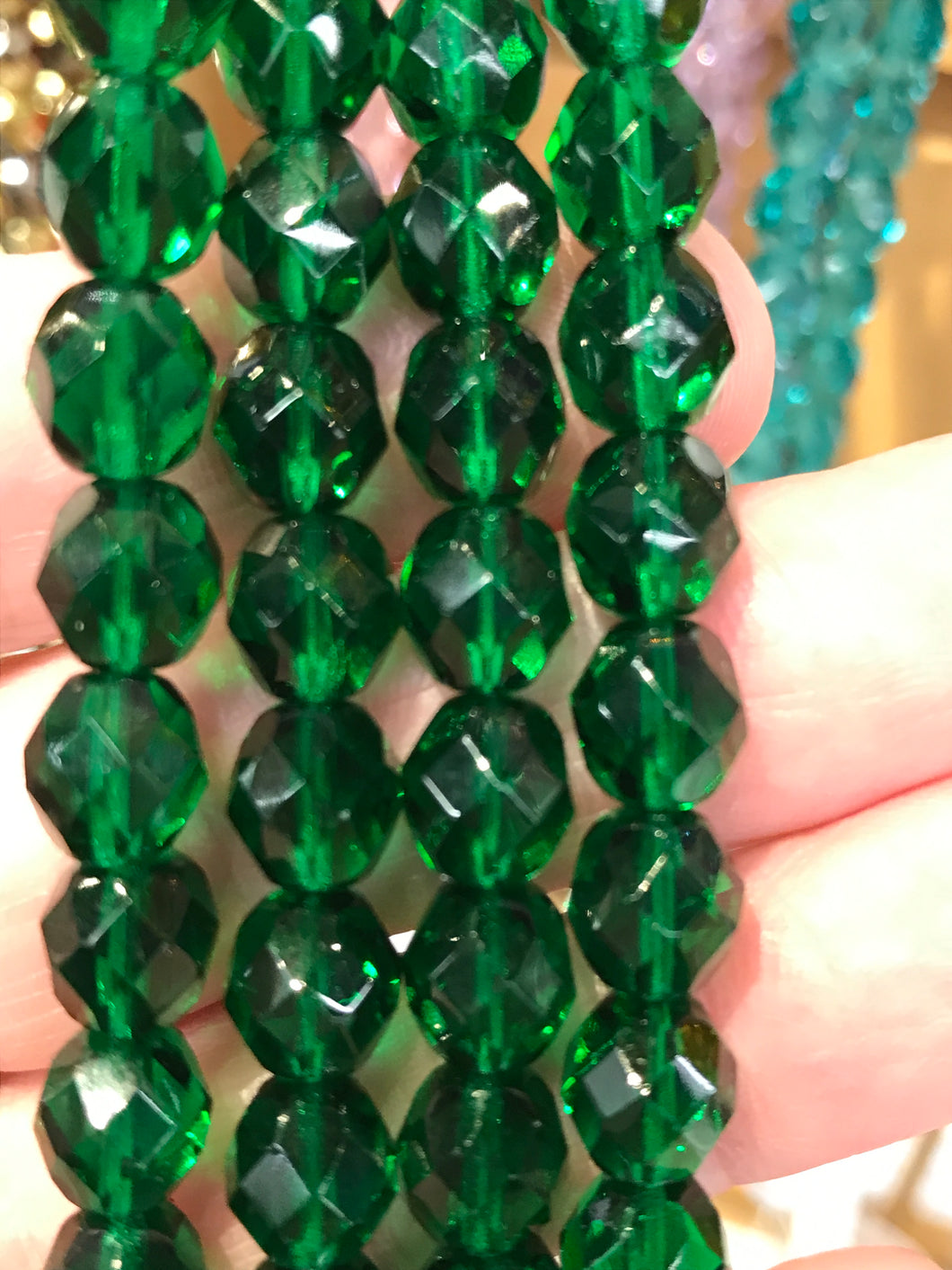 CZECH FIRE POLISHED CRYSTAL 8MM