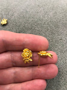 BRASS EARRING STUD