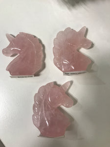 ROSE QUARTZ UNICORN