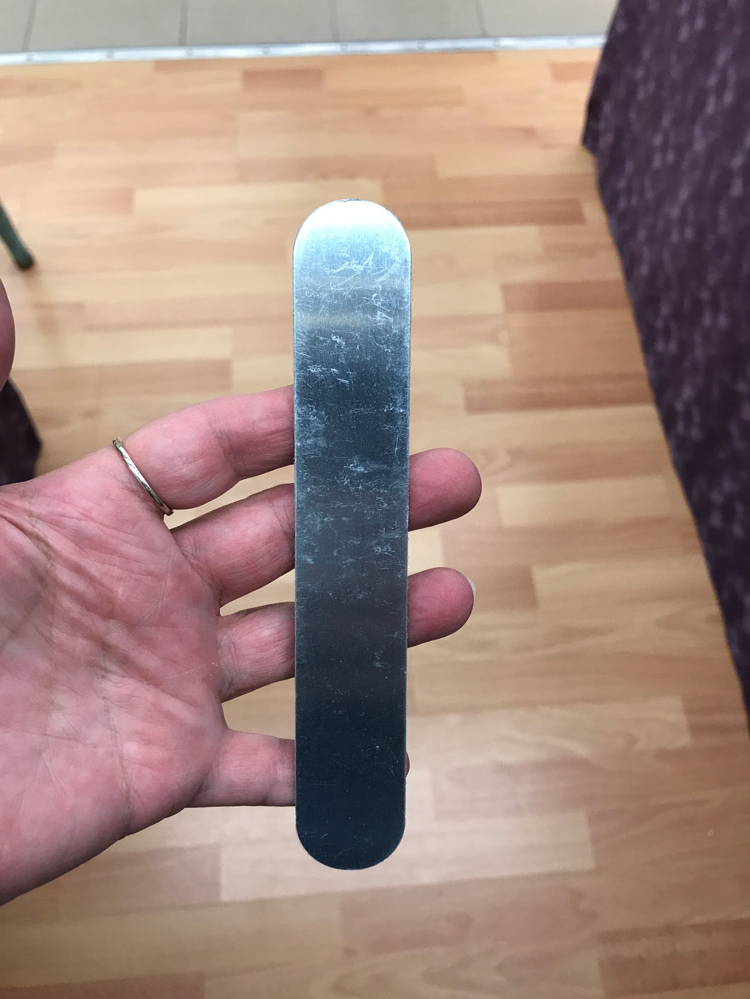 ALUMINUM BRACELET BLANK 6X1