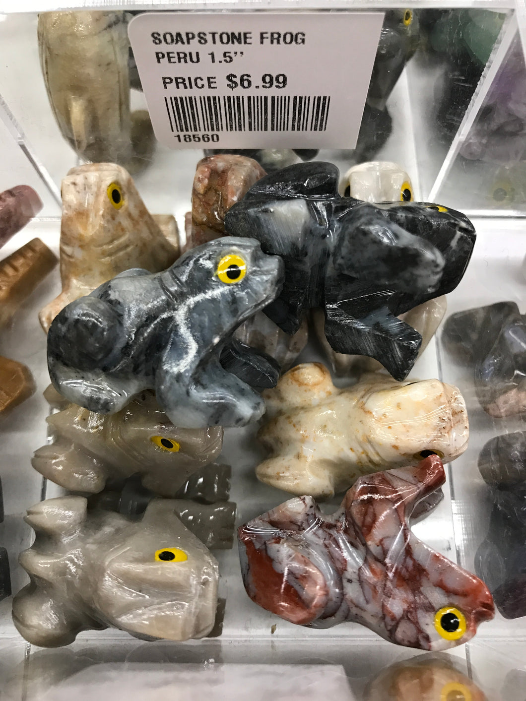 SOAPSTONE FROG