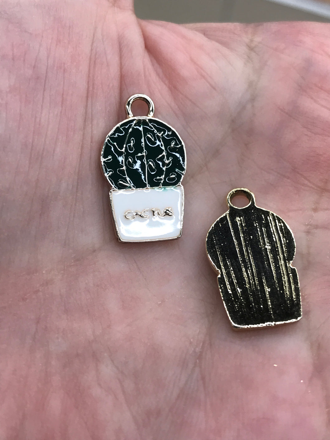 ENAMEL CACTUS CHARM