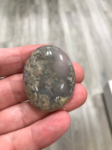 CABOCHON AFRICAN DENDRITIC AGATE