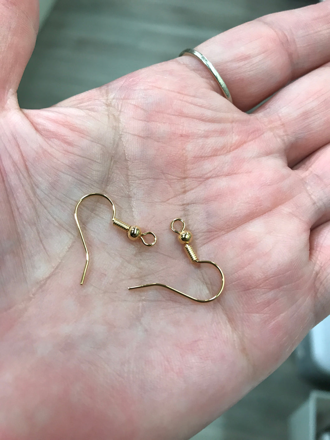 BRASS EARRING HOOK