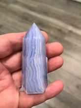 Load image into Gallery viewer, BLUE LACE AGATE POINT
