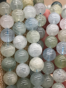 BLUE GREEN AQUAMARINE 10MM