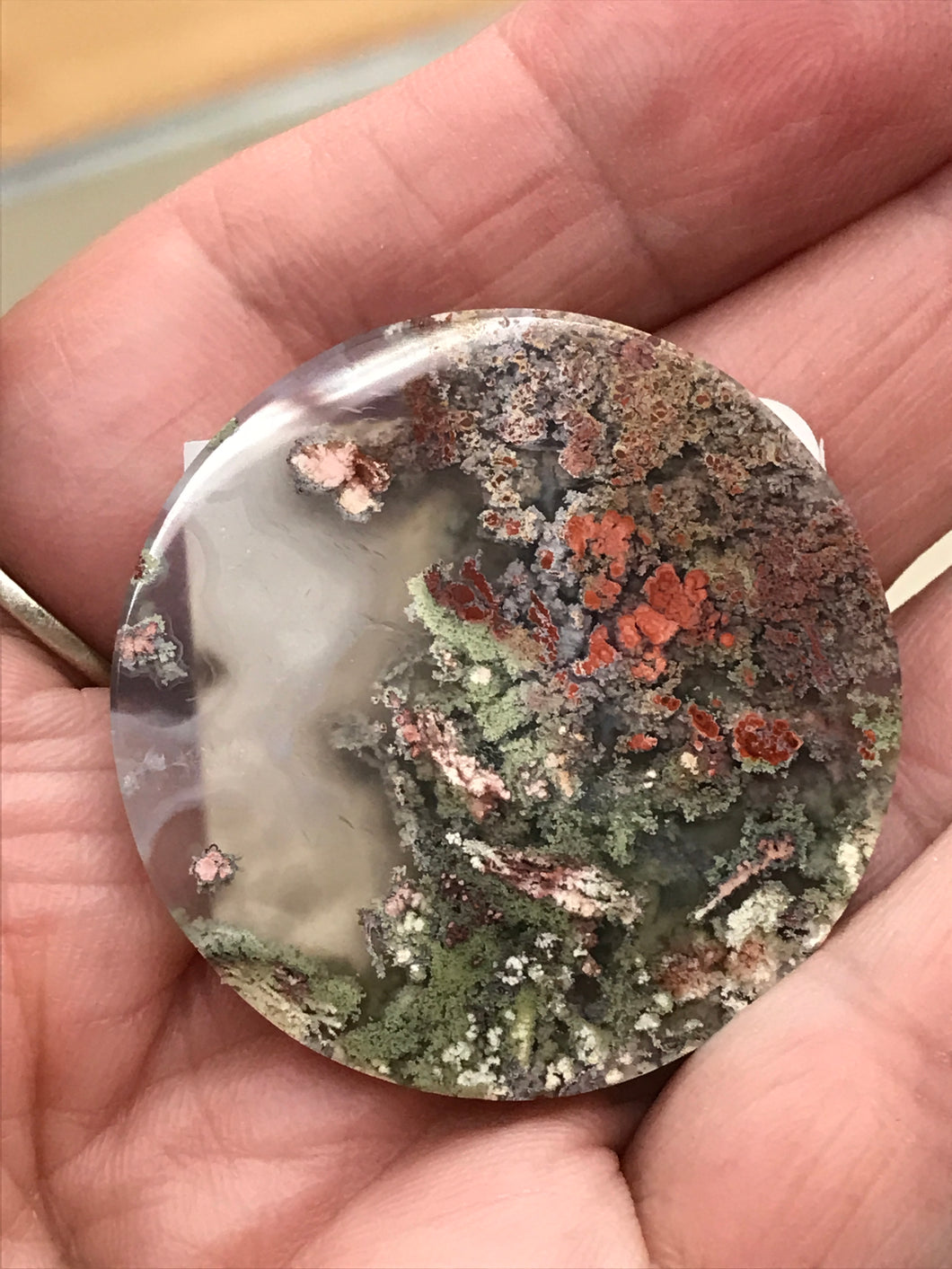 MOSS AGATE CABOCHON