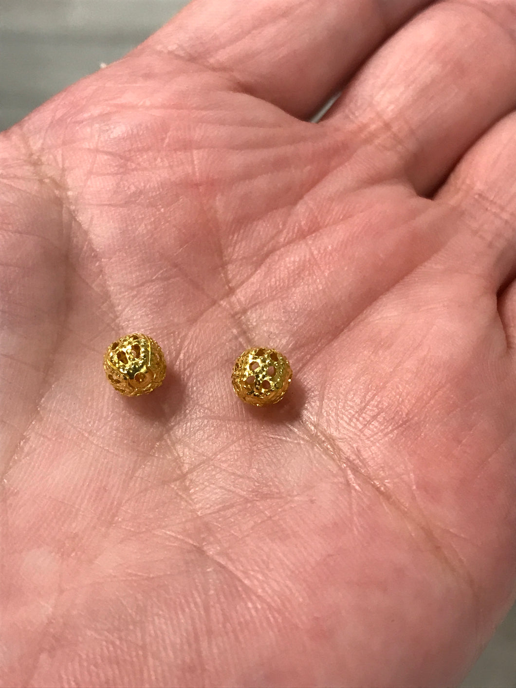 IRON FILIGREE BEAD