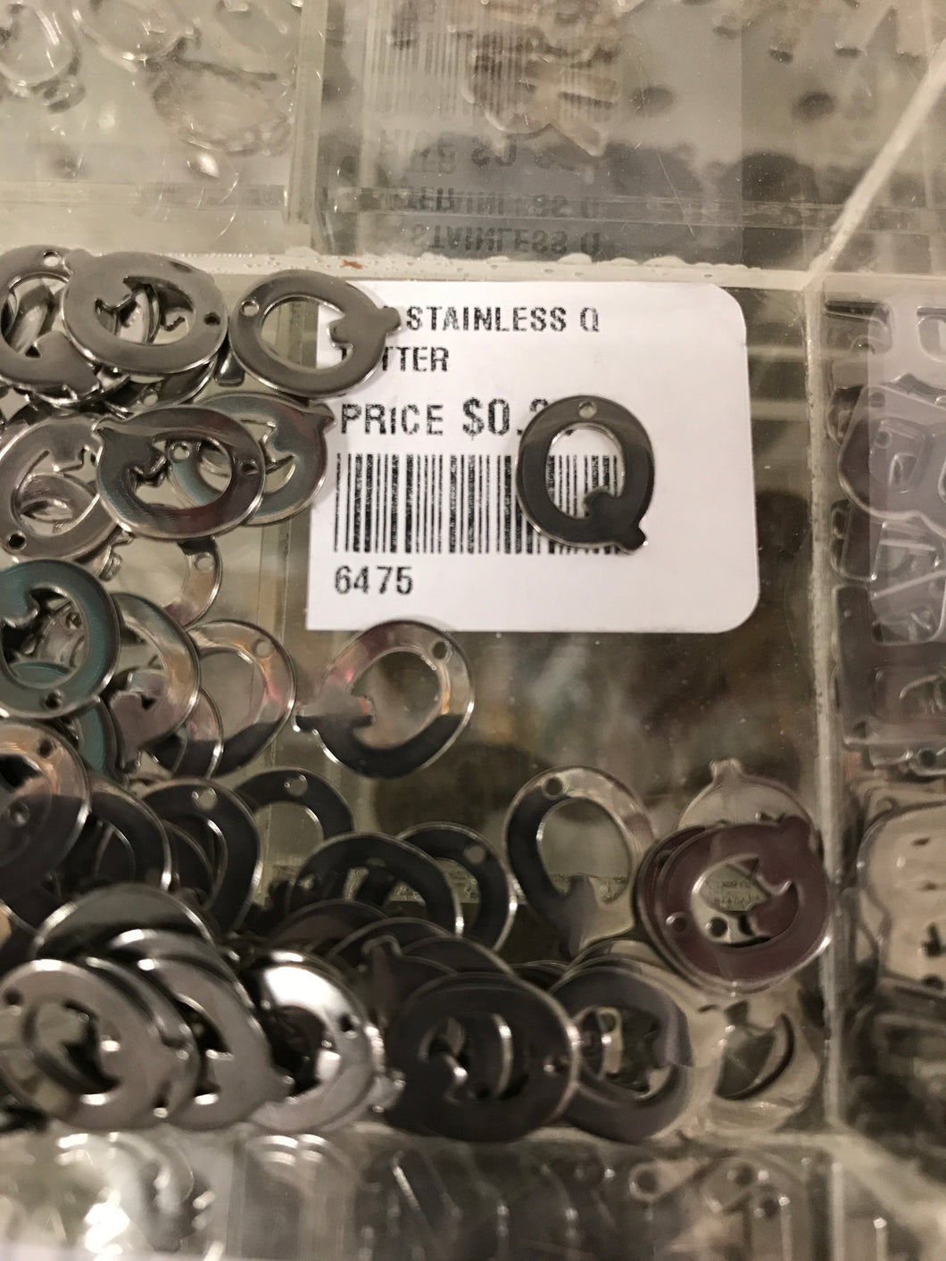 304 STAINLESS LETTER 'Q'