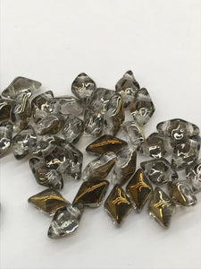 DIAMONDUO 2-HOLE CRYS BRONZE CAPRI