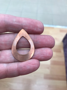 COPPER METAL STAMPING BLANK