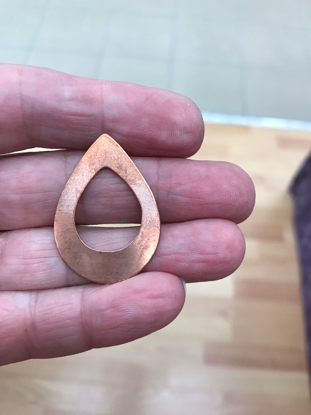 COPPER METAL STAMPING BLANK