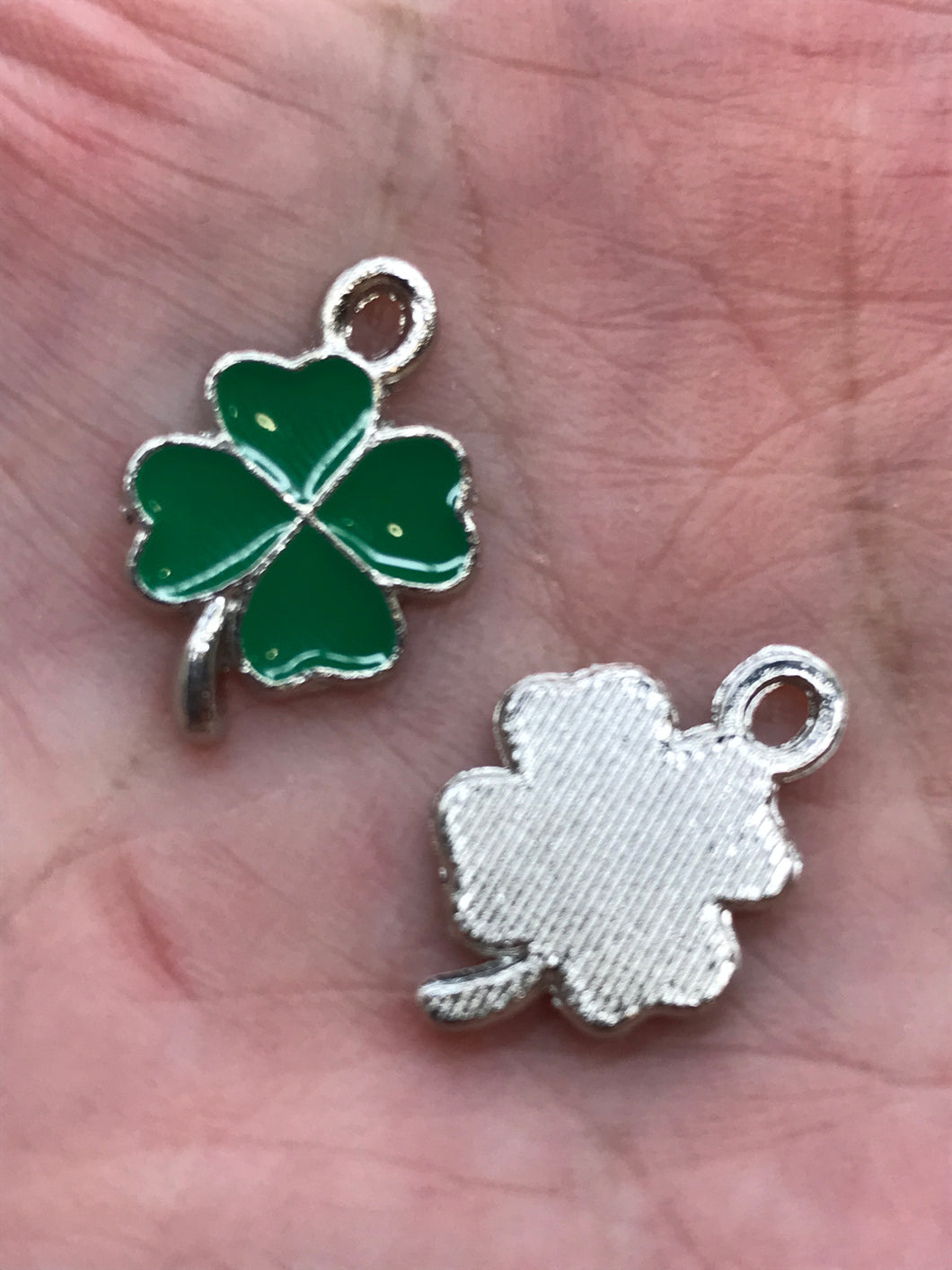 ENAMEL CLOVER CHARM