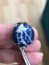Load image into Gallery viewer, BRASS SODALITE RING
