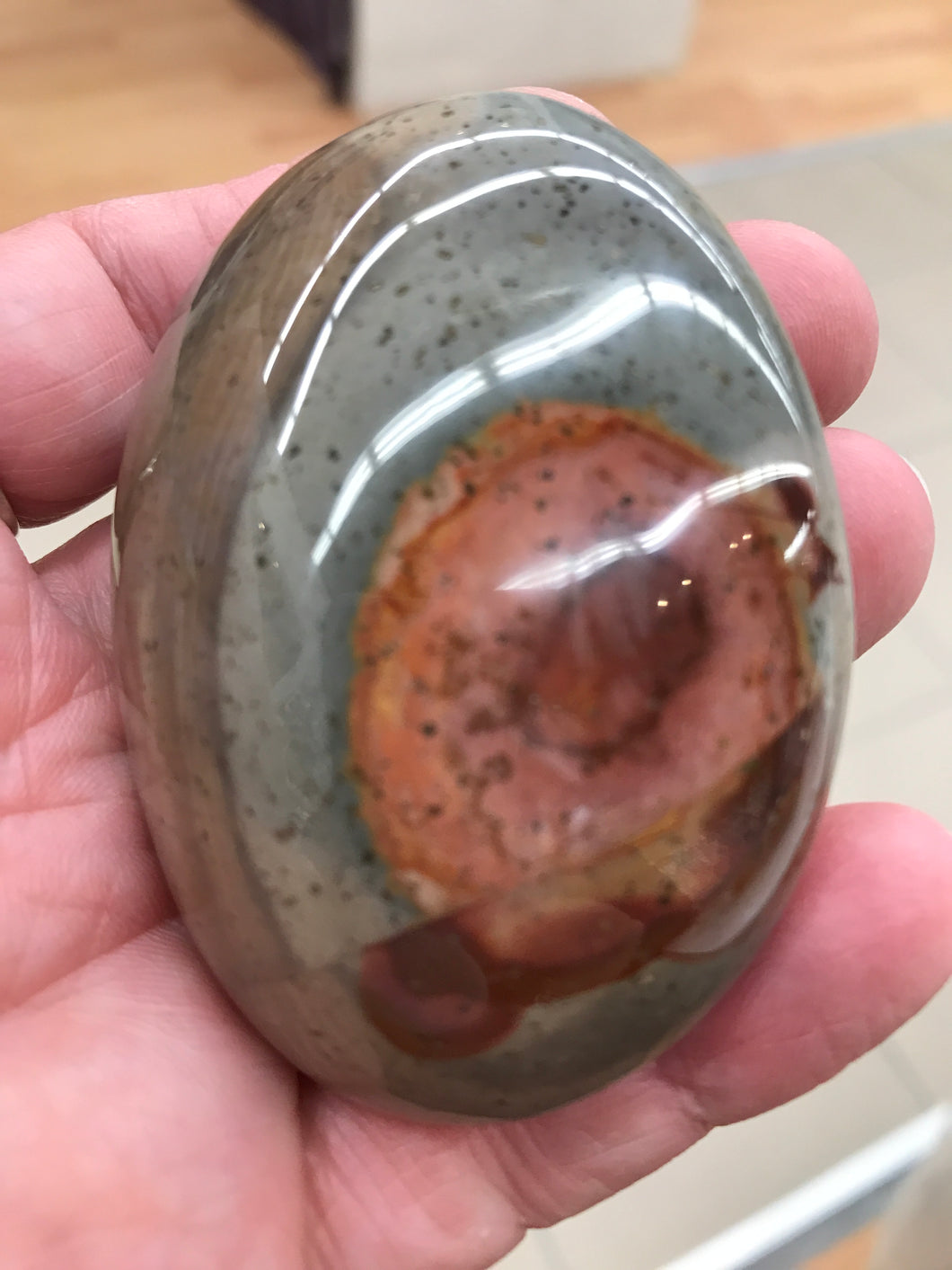 POLYCHROME JASPER PALM STONE