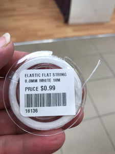 ELASTIC FLAT STRING 0.8MM