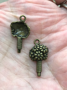 FLOWER POSEY CHARM 22.5X11MM