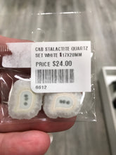 Load image into Gallery viewer, CABOCHON STALACTITE QUARTZ SLICE
