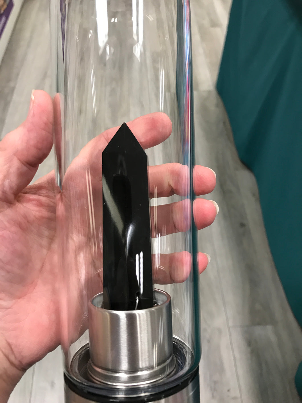 WATER BOTTLE OBSIDIAN
