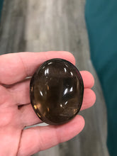 Load image into Gallery viewer, SMOKY QUARTZ GALLET/PALM STONE
