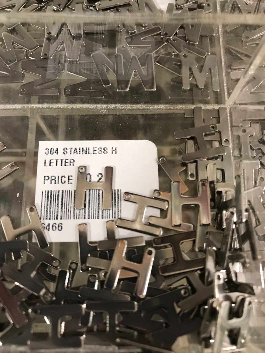 304 STAINLESS LETTER 'H'