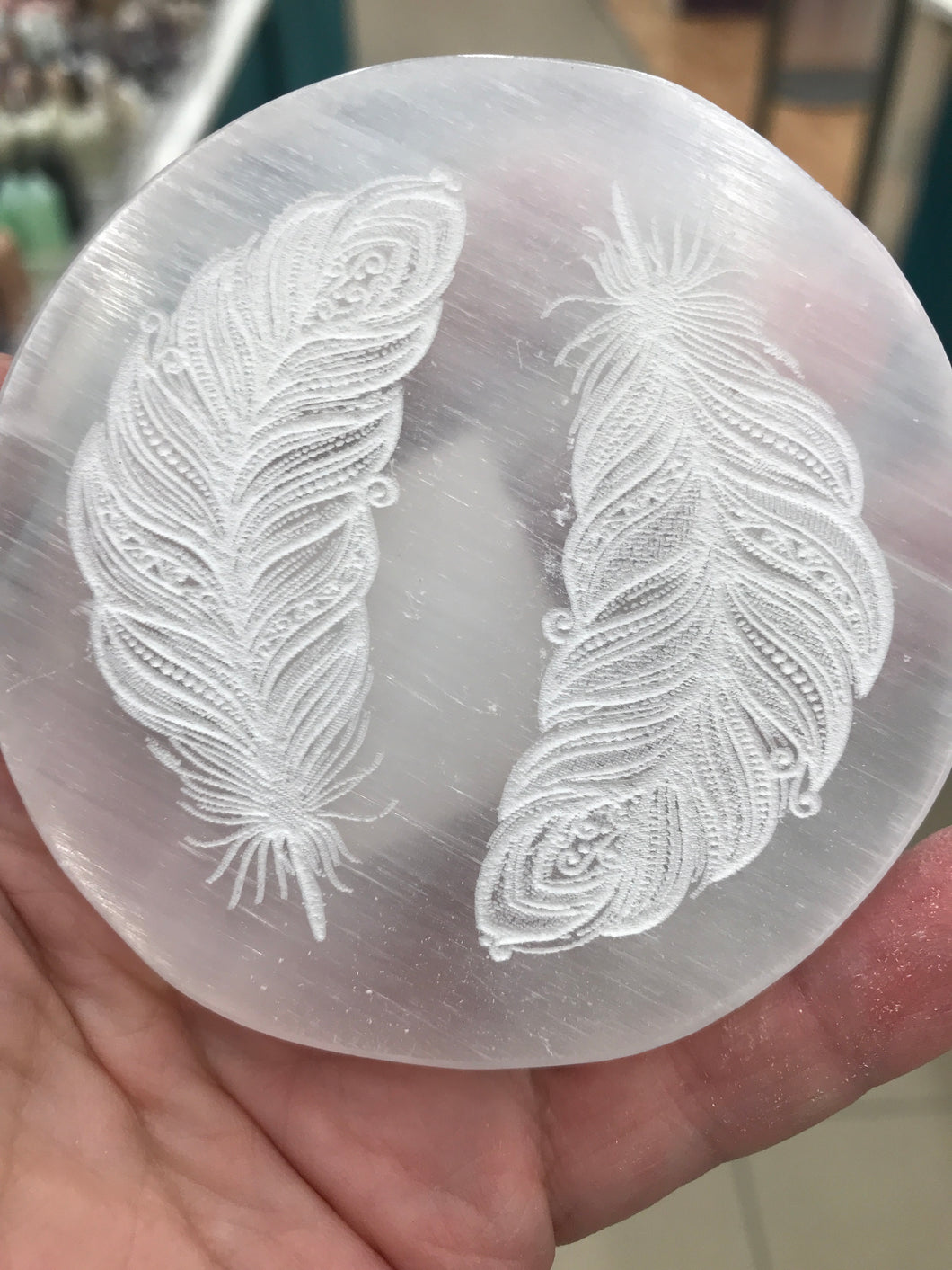 SELENITE CHARGING COASTER