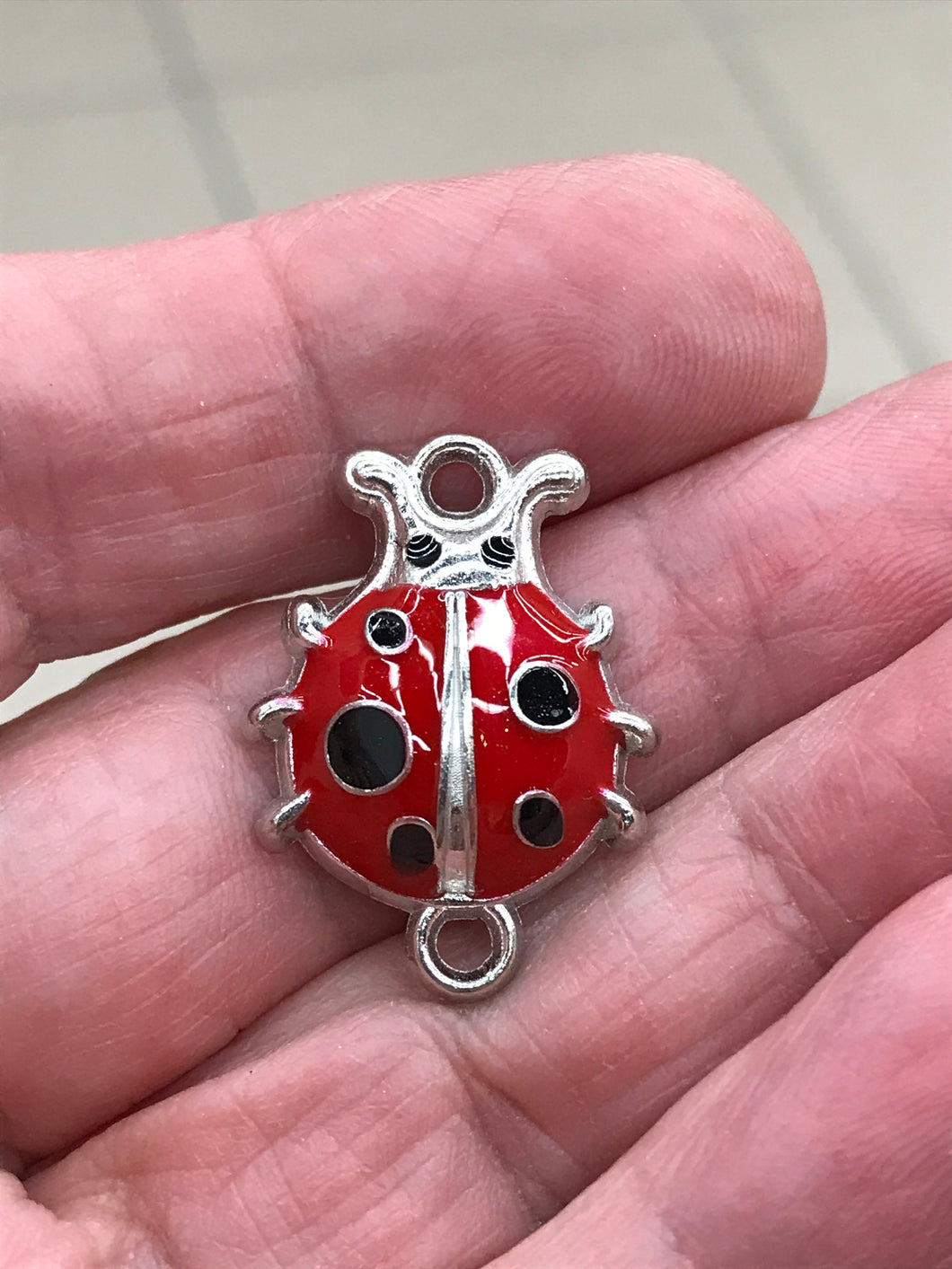 ENAMEL LADYBUG LINK
