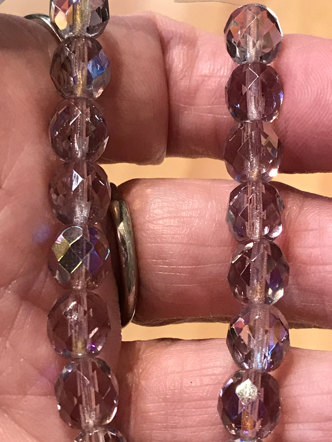 CZECH FIRE POLISHED CRYSTAL 8MM