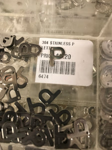 304 STAINLESS LETTER 'P'