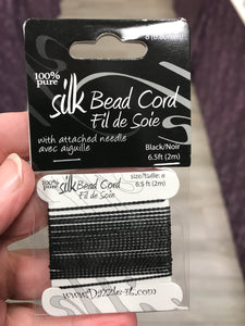 SILK BEAD CORD 0 .8MM