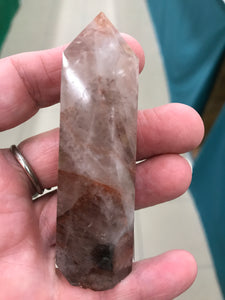 RED HEMATOID QUARTZ POINT