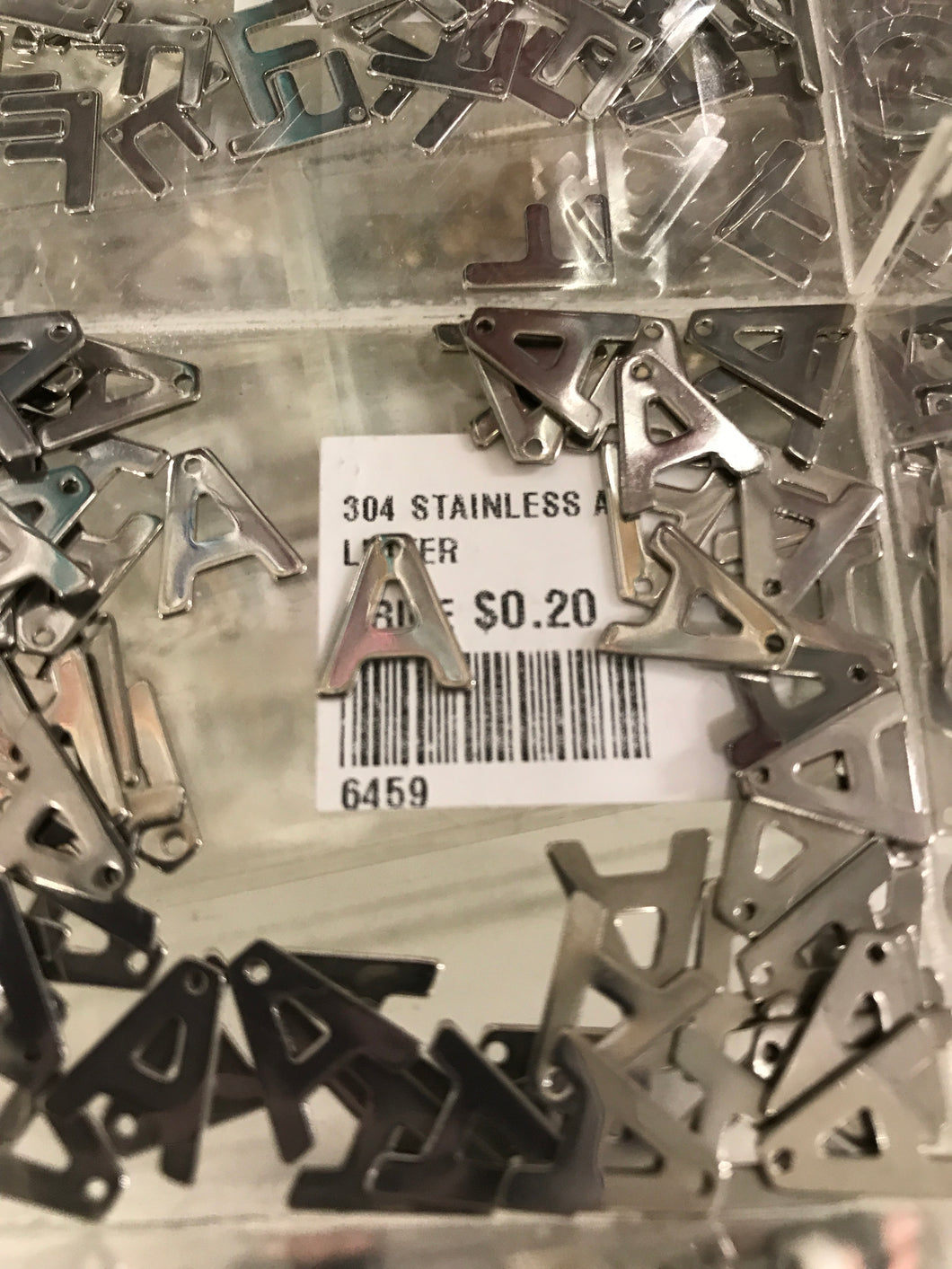 304 STAINLESS LETTER 'A'