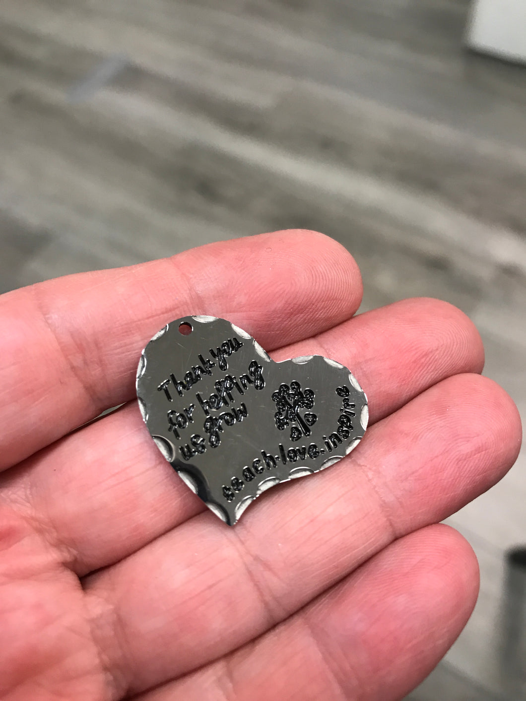 201 STAINLESS HEART PENDANT