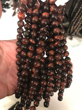 Load image into Gallery viewer, Tiger Eye Red Round
