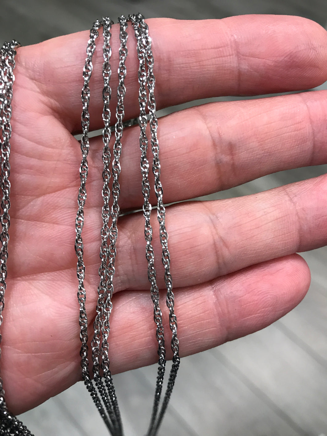 304 STAINLESS DOUBLE LINK CHAIN NECKLACE