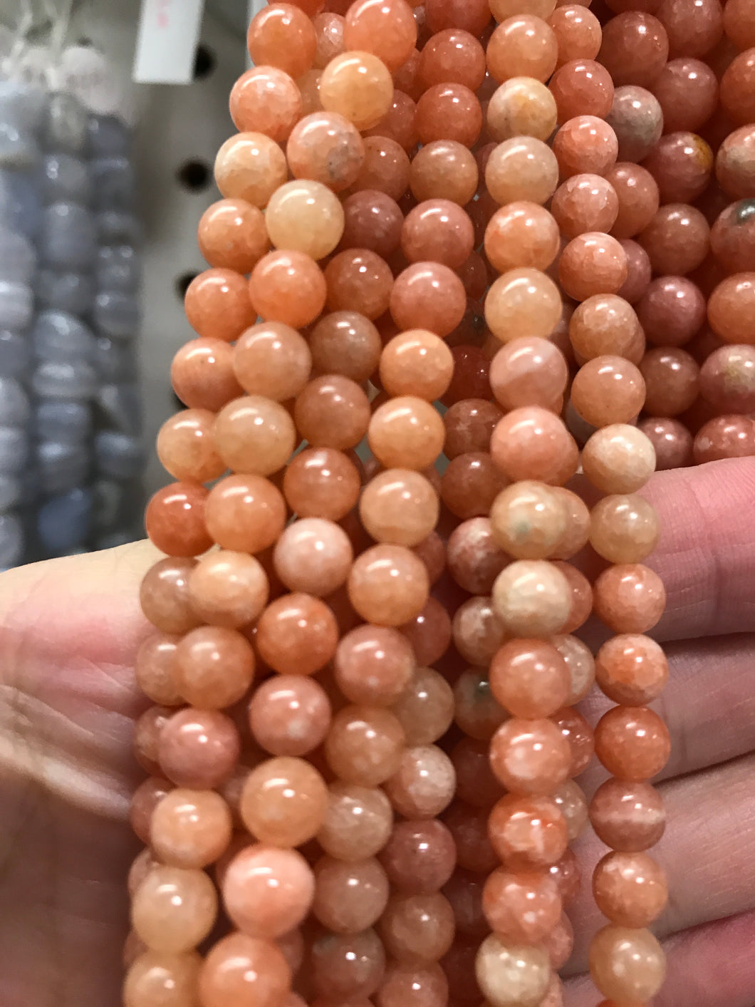 ORANGE CALCITE 6MM