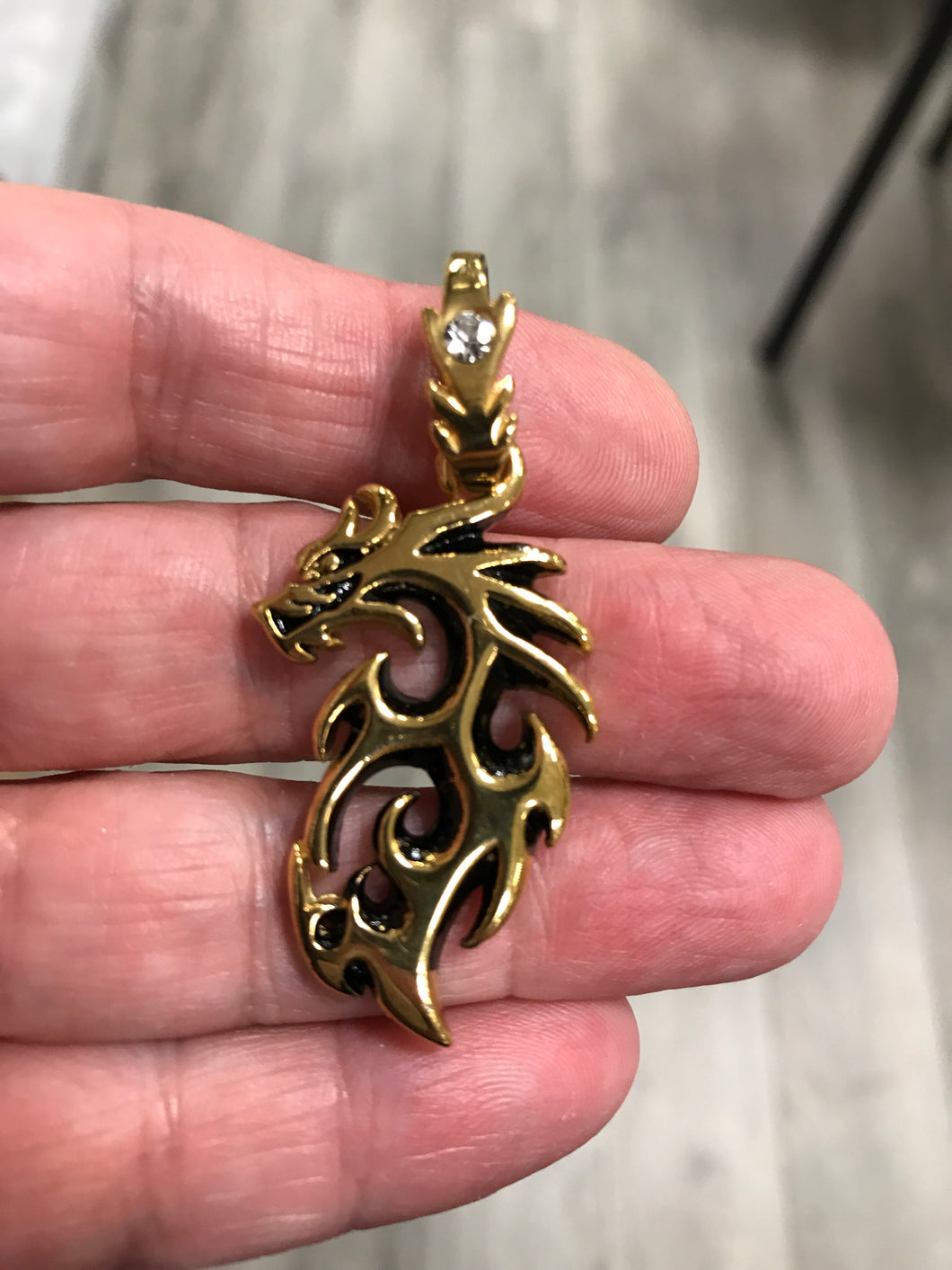 304 STAINLESS DRAGON PENDANT