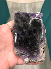 Load image into Gallery viewer, AMETHYST CHEVRON SLICE
