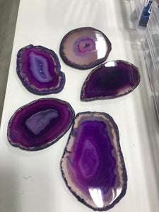 AGATE DRILLED SLICE